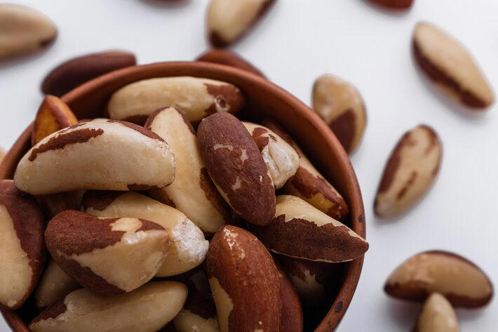 Mistura de compostos benéficos faz da castanha-do-pará uma aliada da saúde. Foto: Narsil/Adobe Stock