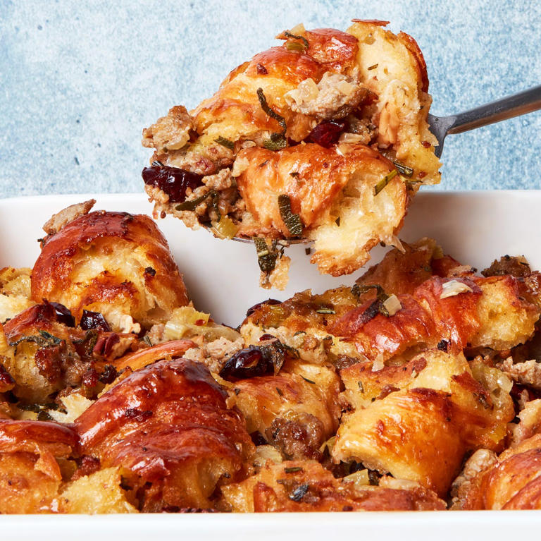 There Are Layers To This Dreamy Croissant Stuffing