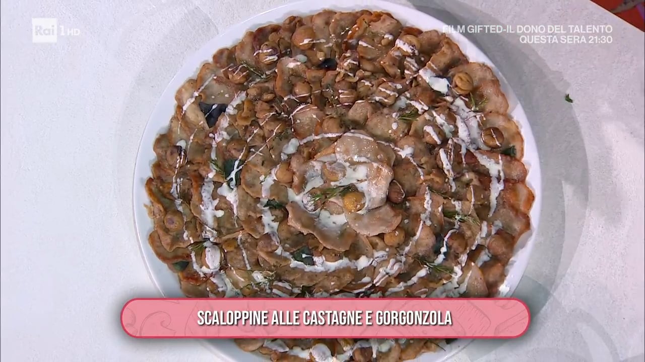 Scaloppine alle castagne e gorgonzola - È sempre mezzogiorno 13/11/2024