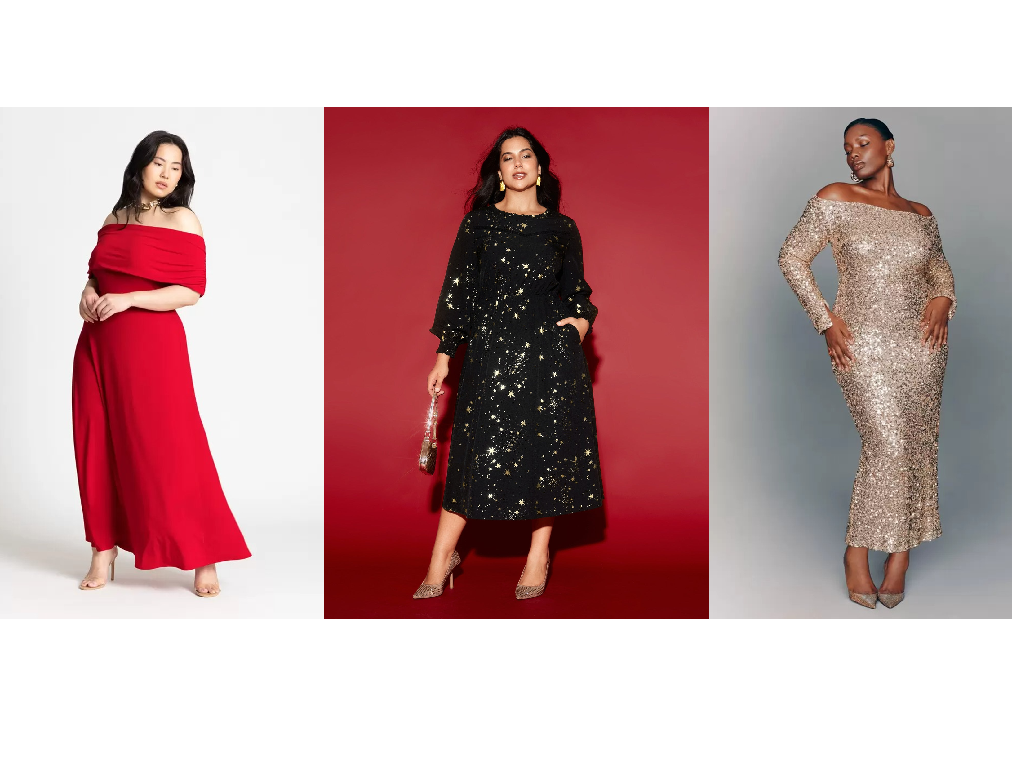 plus size holiday dresses