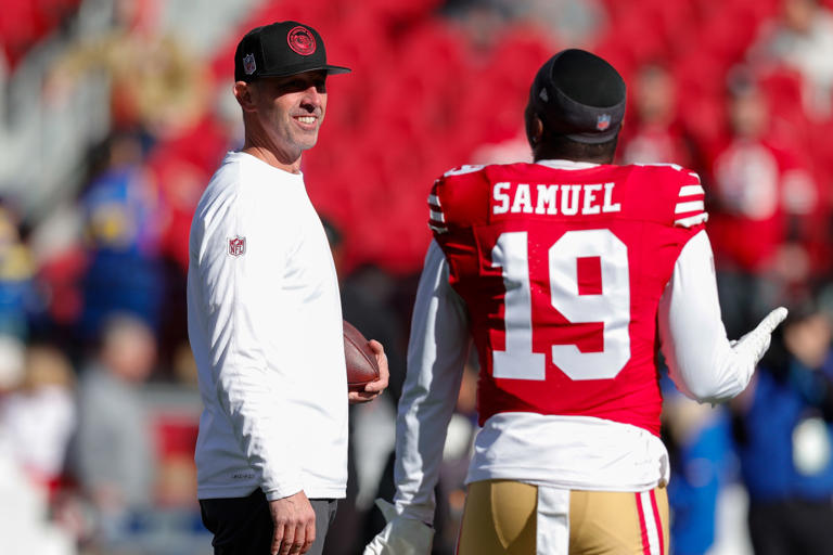 Kyle Shanahan Thinks 49ers Long Snapper 'Overreacted' to Deebo Samuel