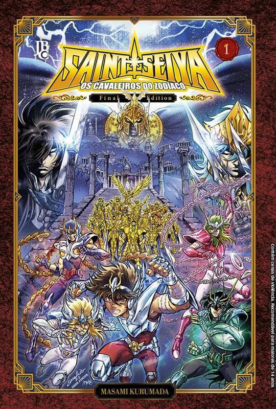 Fãs de Cavaleiros do Zodiaco enlouqueceram com capa especial limitada da Final Edition!