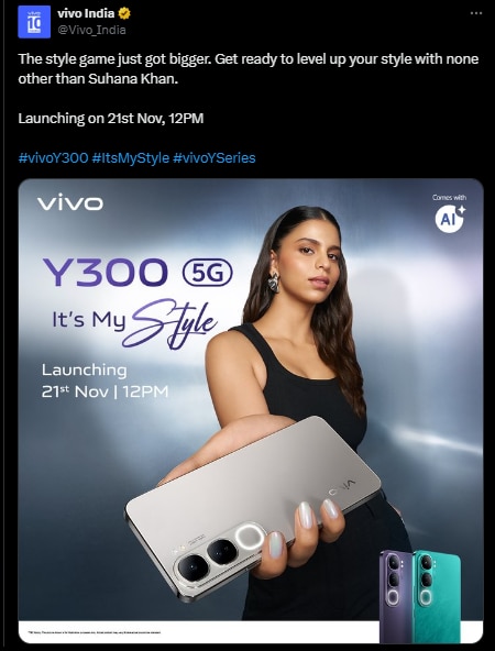 Vivo Y300 Confirmed To Launch In India On November 21: From Price To ...