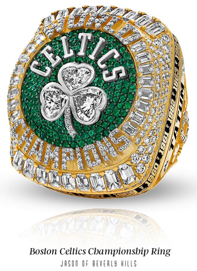 Check out NBA championship rings through the years