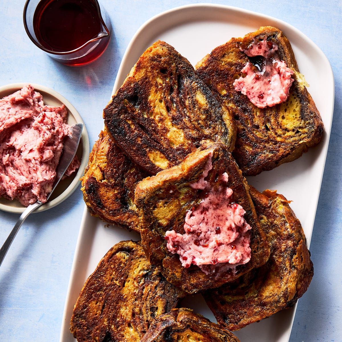 Babka French Toast Is Next-Level Thanks To Raspberry Butter