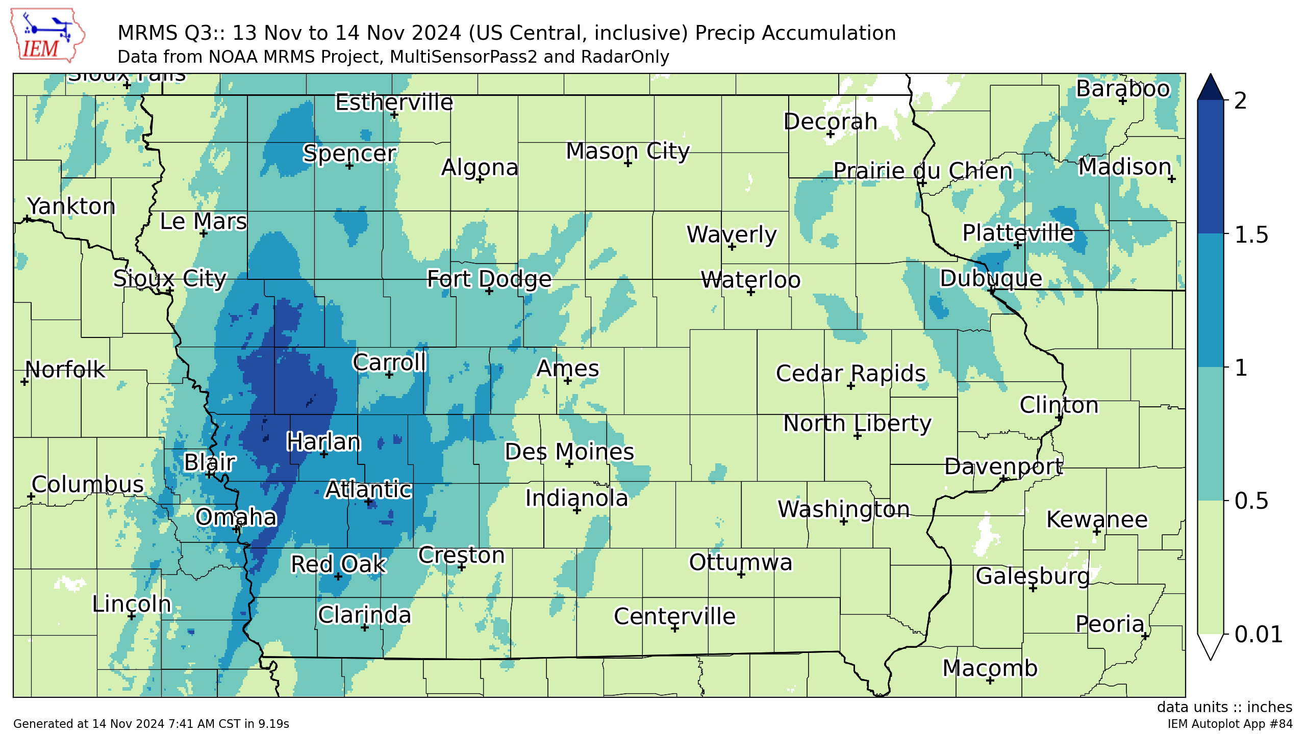 Record Rainfall In Des Moines, Iowa