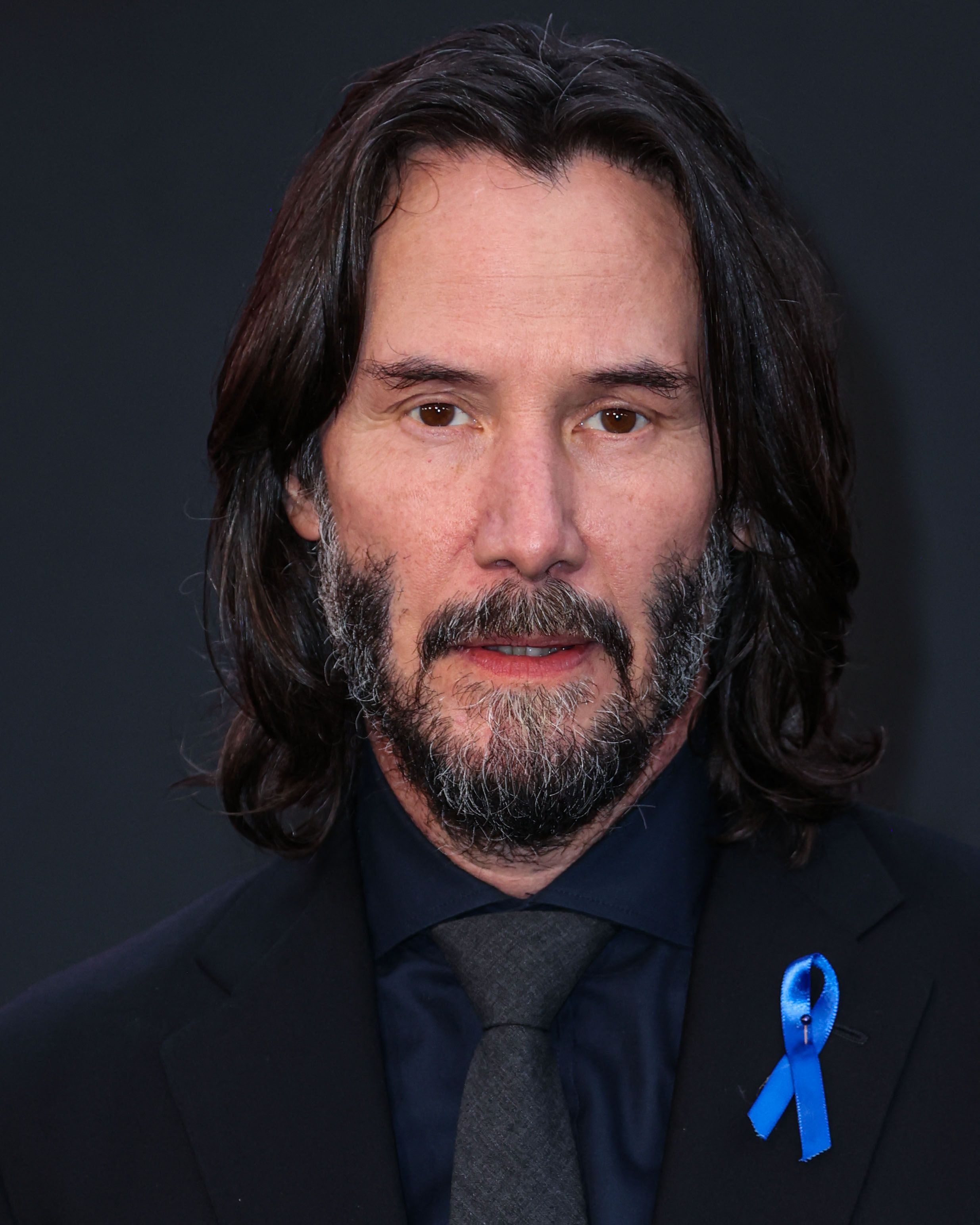 Headshot Of Keanu Reeves In The Los Angeles Premiere Of Lionsgate's 'John Wick: Chapter 4'