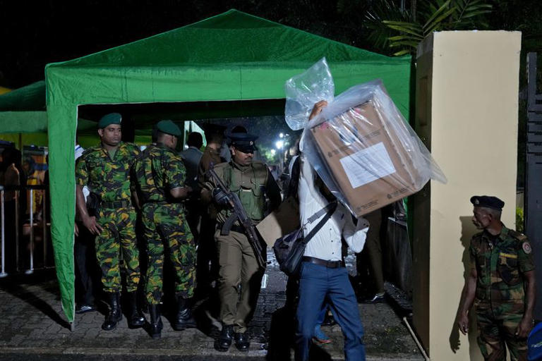 Sri Lankan president's coalition set for victory in snap election