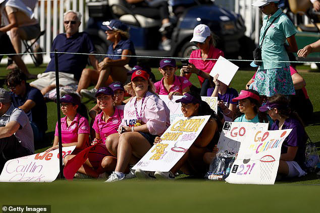 LPGA USGA Girls golf brought 15 students - mainly from the Miami area - to watch the event 