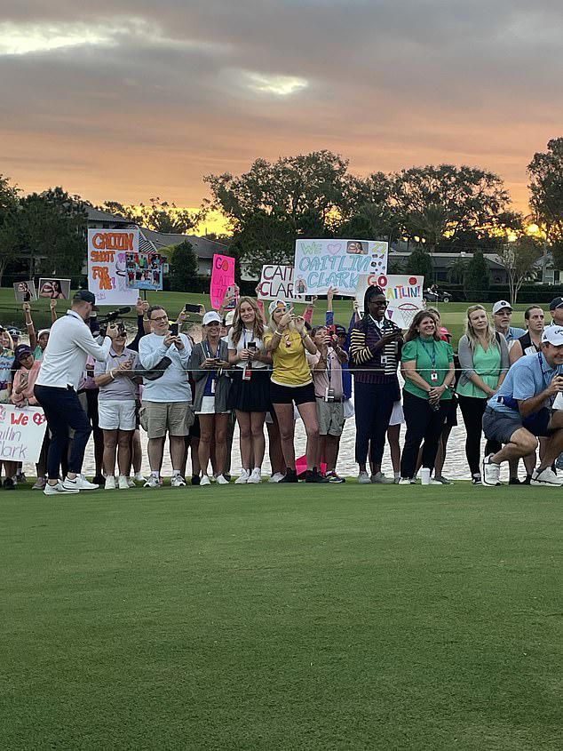 The sun was still rising when the hundreds of fans began to secure their spot at the tee