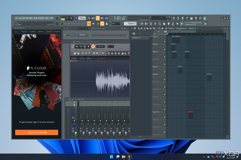 Screenshot of FL Studio running on Windows