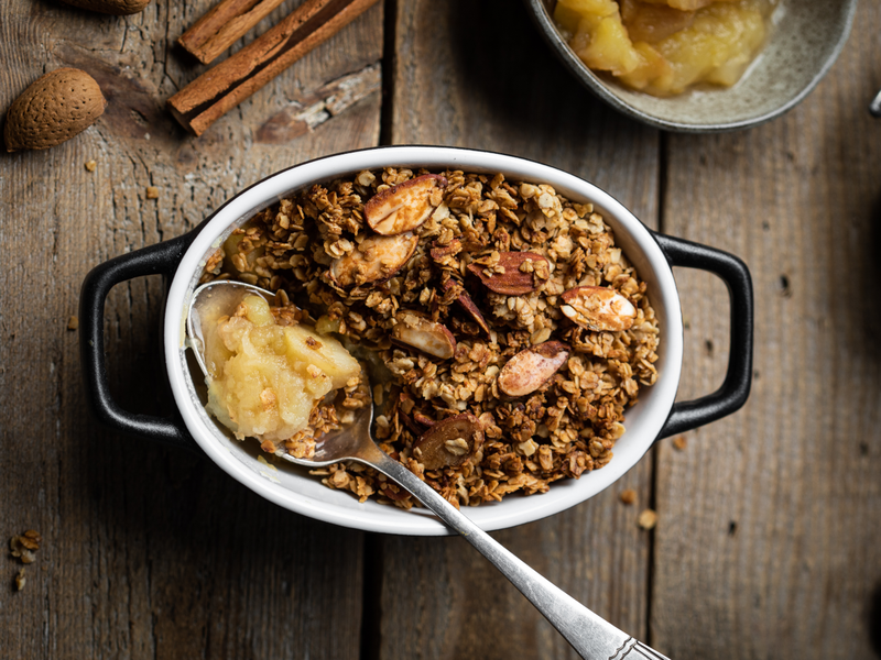 Winter-Frühstück zum Abnehmen: Rezept für Bratapfel-Auflauf – eine ...