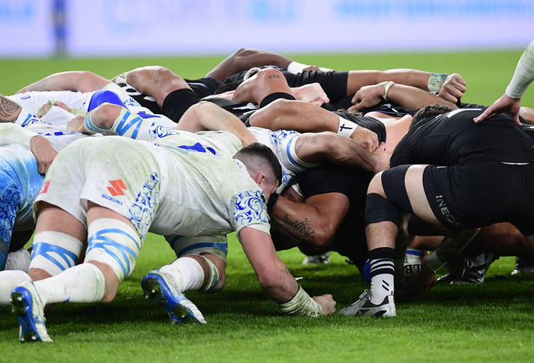 RugbyUnimpressive All Blacks labour to 2911 win over Italy