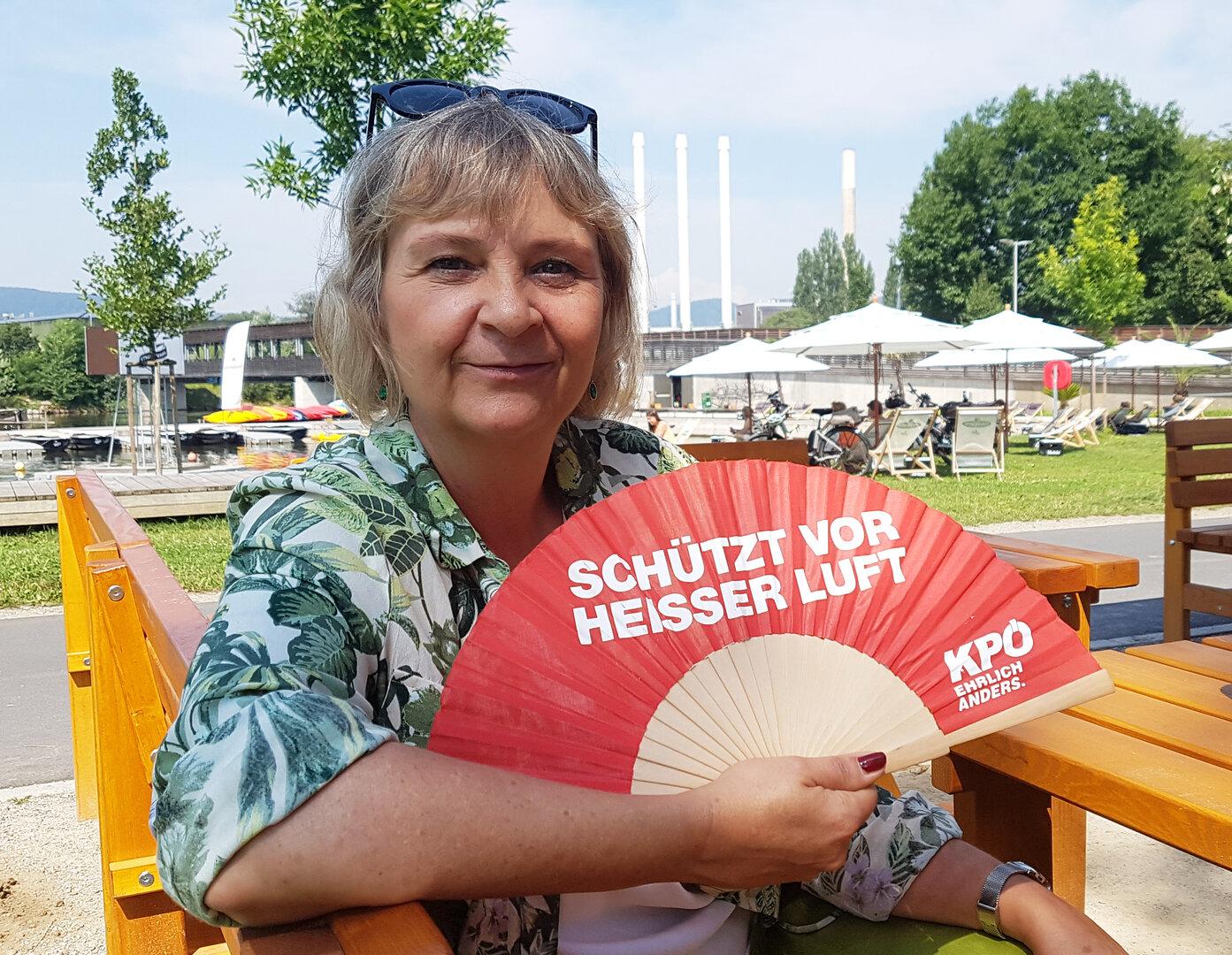 Claudia Klimt-Weithaler, KPÖ: Spitzenkandidatin mit langer Erfahrung