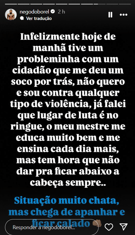 Nego do Borel se envolve em briga de rua