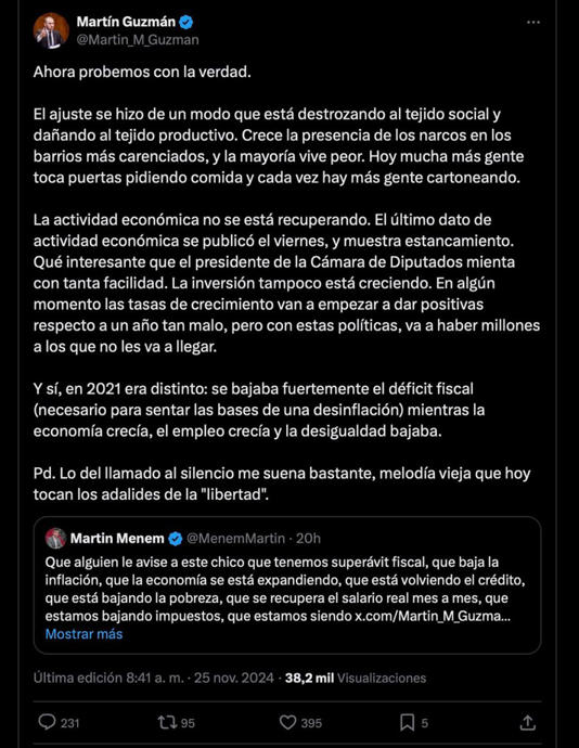 menem vs guzmán tweet 2