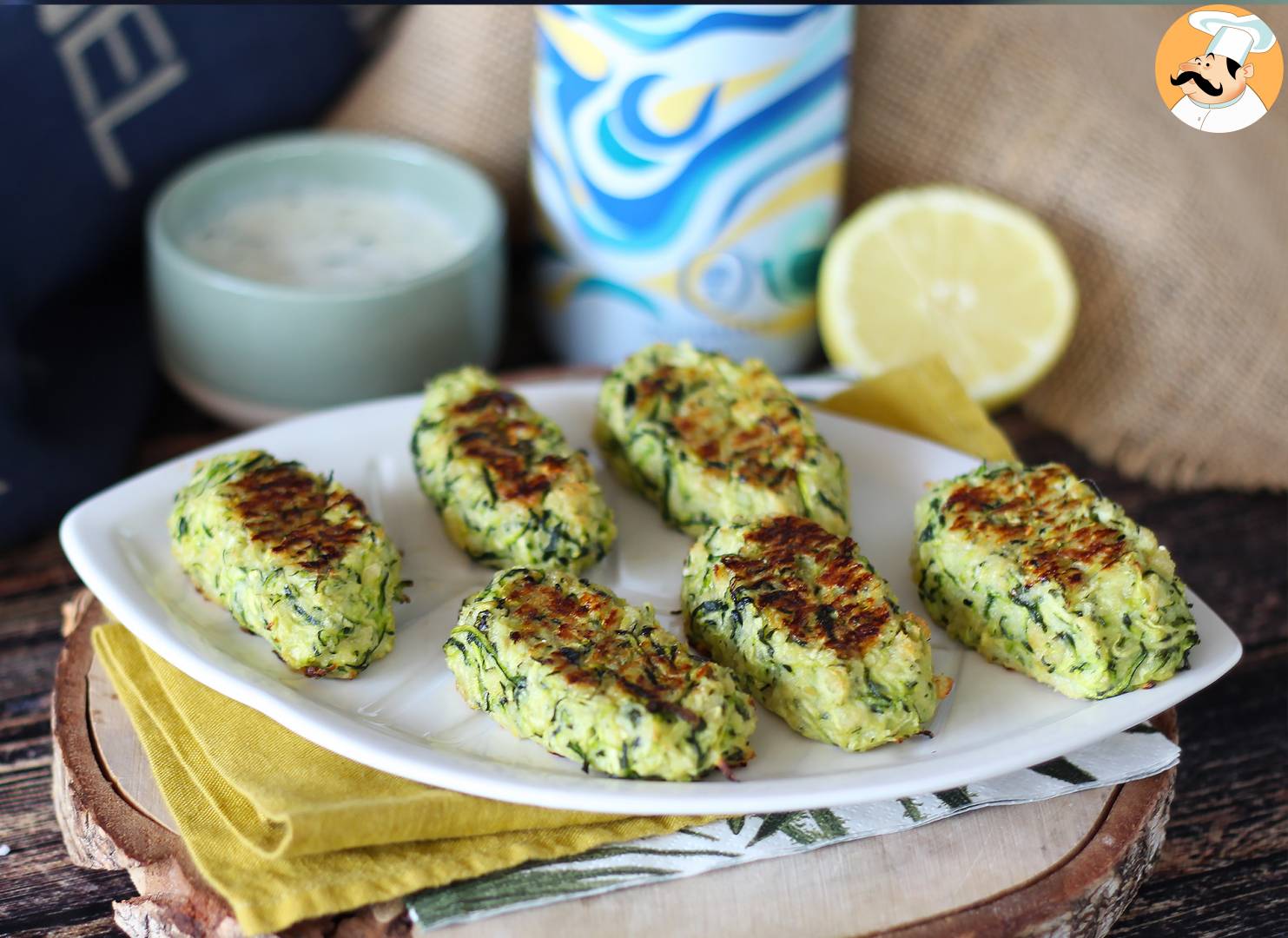 Zucchini-kroketten im ofen, damit die ganze familie gemüse lieben lernt!