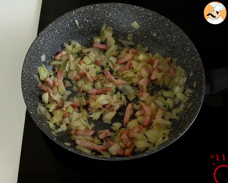 Ofenkartoffeln gefüllt mit speck und käse