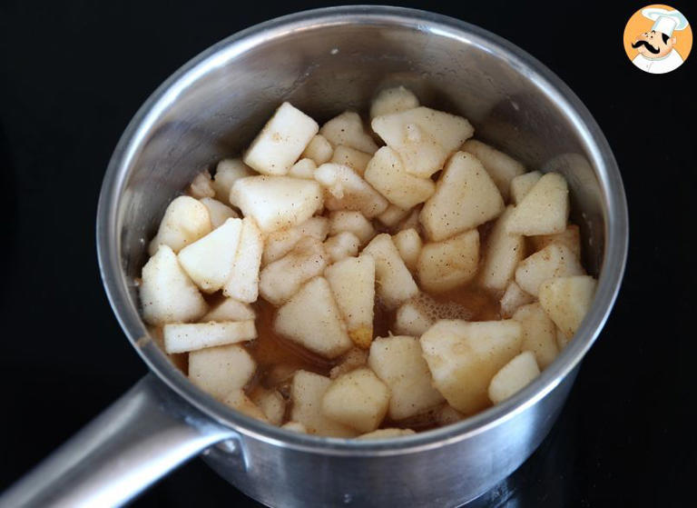 Compota de pera y canela (sin azúcar añadido)