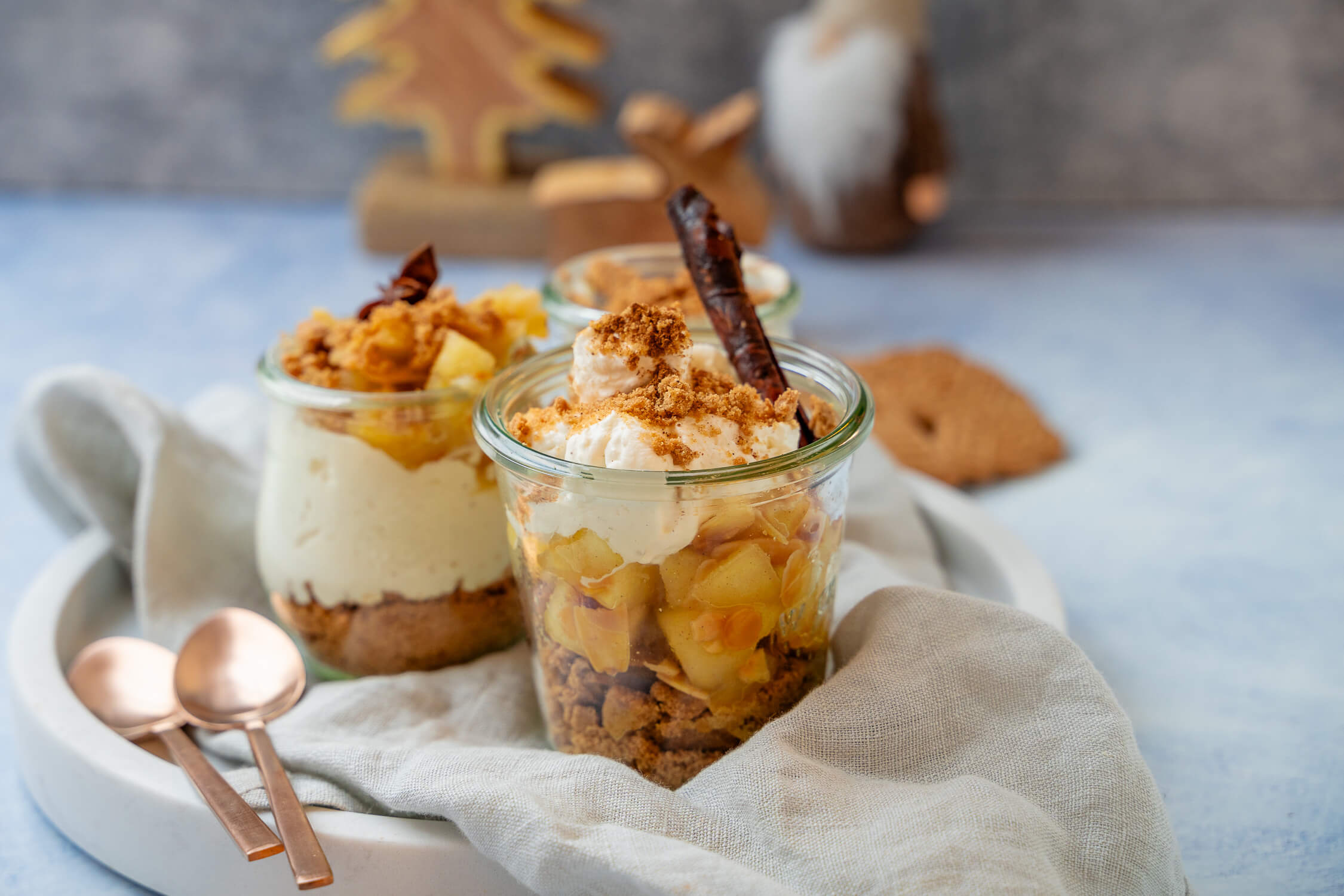Bratapfel Tiramisu - schnelles Weihnachtsdessert