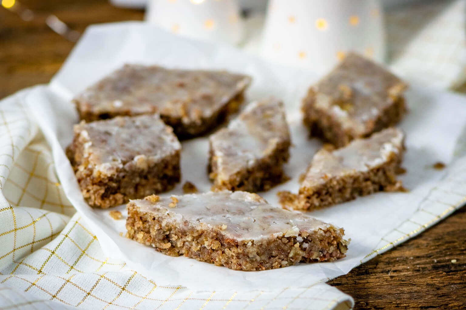 Rauten Lebkuchen vom Blech - saftig &amp; lecker