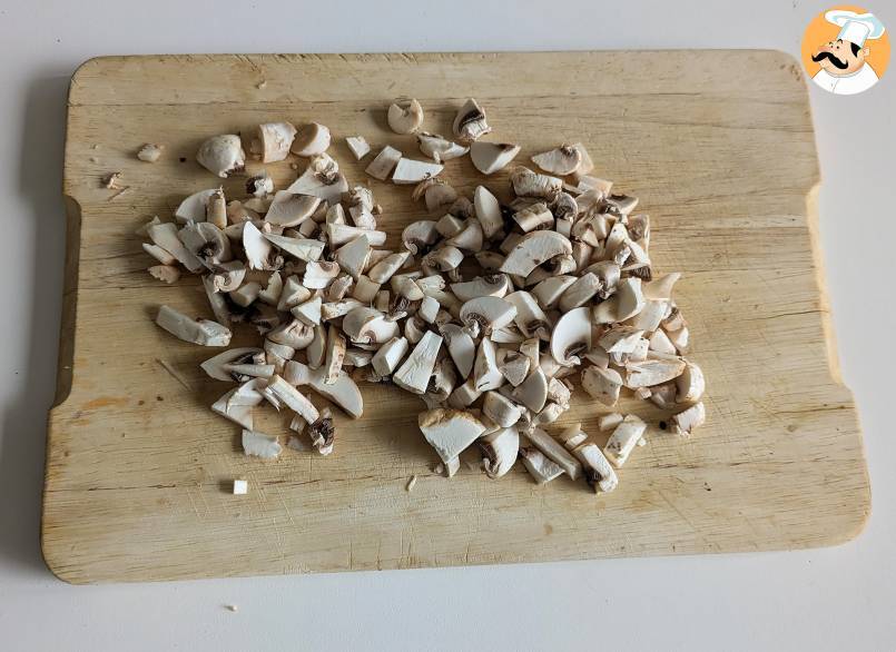 Cannelloni mit champignons und wurst