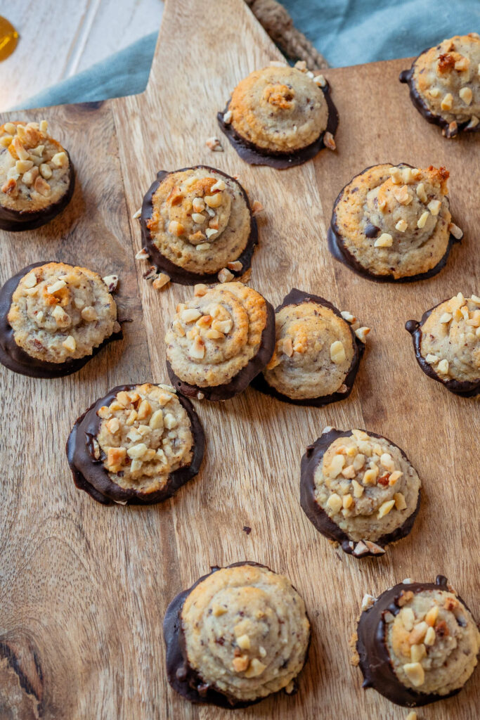Nuss Marzipan Makronen - super saftig und mega lecker