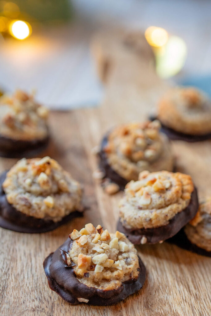 Nuss Marzipan Makronen - super saftig und mega lecker