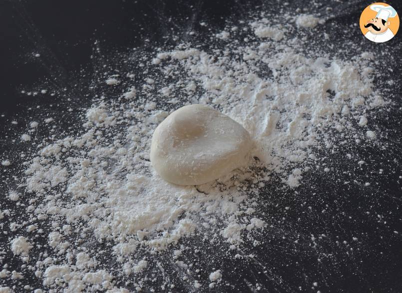 Mochis mit erdnussbutter