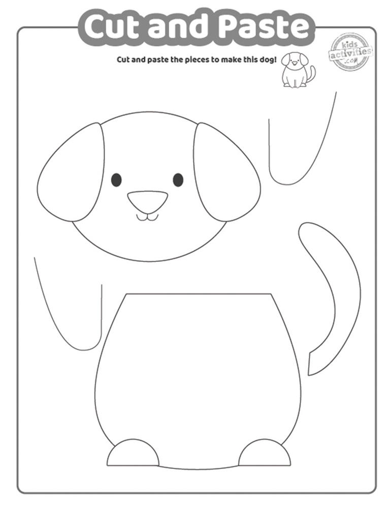 Cut and Paste Worksheets For Kids of All Ages for Free Printable Cut And Paste Activities For Kindergarten