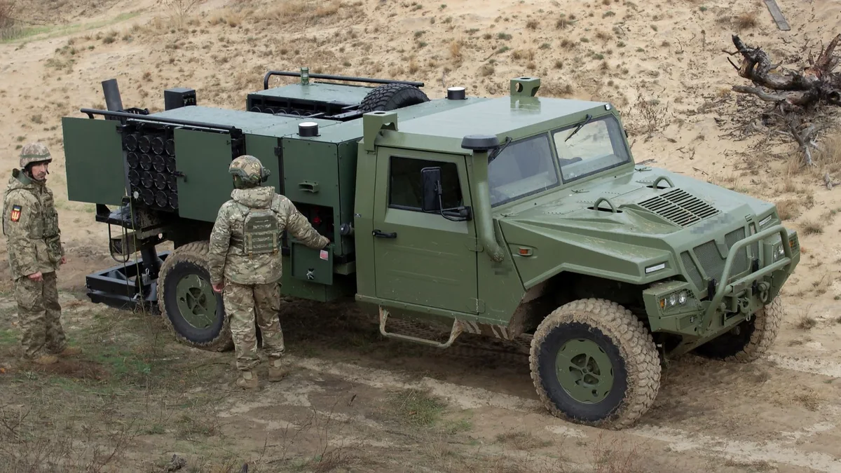 Ucrania despliega en combate el mortero español Alakran sobre un Vamtac de Urovesa en su lucha contra Rusia