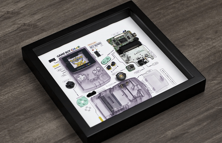 ゲームボーイ　アート　Grid Studio ゲームボーイ アート Grid Studio Grid Studio - Framed Game