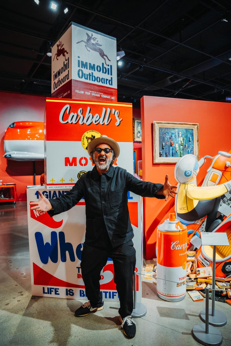 Artist Mr. Brainwash Has A New Car-Themed Exhibit At Petersen Museum