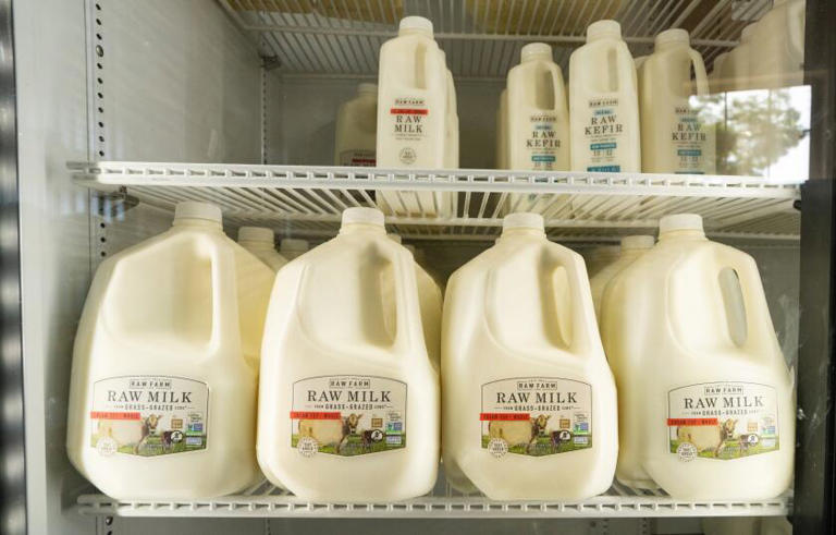 Raw Farm's raw milk is set to be removed from stores. ((Tomas Ovalle / For The Times))