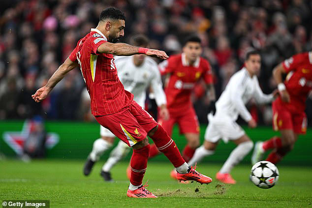 Kylian Mbappe and Mohamed Salah BOTH miss penalties during Liverpool's 2-0  win over Real Madrid - as Caoimhin Kelleher denies French forward before  Egyptian blasts wide just NINE minutes later