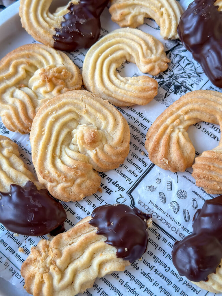 Marzipan Spritzgebäck mit Schokolade – bestes Rezept