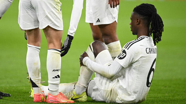 Real Madrid's Eduardo Camavinga out for three weeks - source