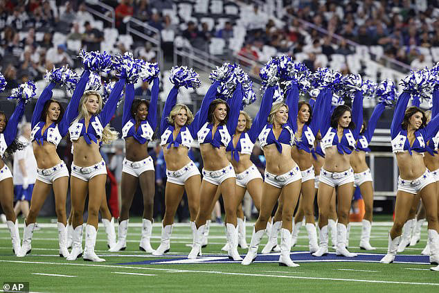 The Dallas Cowboys Cheerleaders perform at the team's halftime show every Thanksgiving 