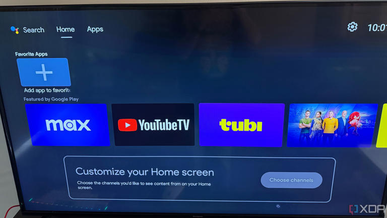 AndroidTV customize home screen