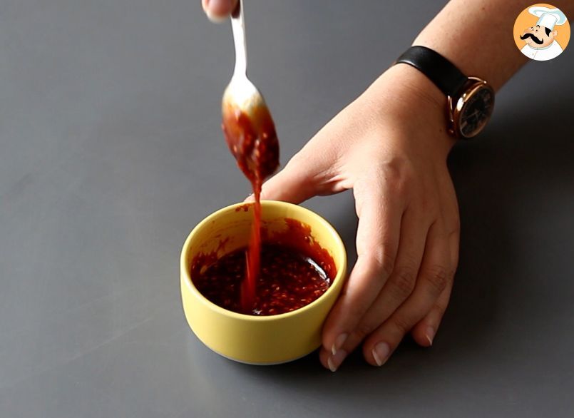 Scharfe koreanische Gochujang-Sauce für Bibimbap und andere Rezepte