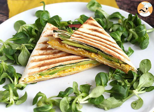 Wrap grillé façon brunch - tortilla wrap hack