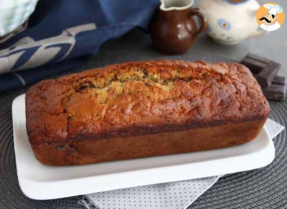 Bananen-/schokoladen-cake - extra saftig!