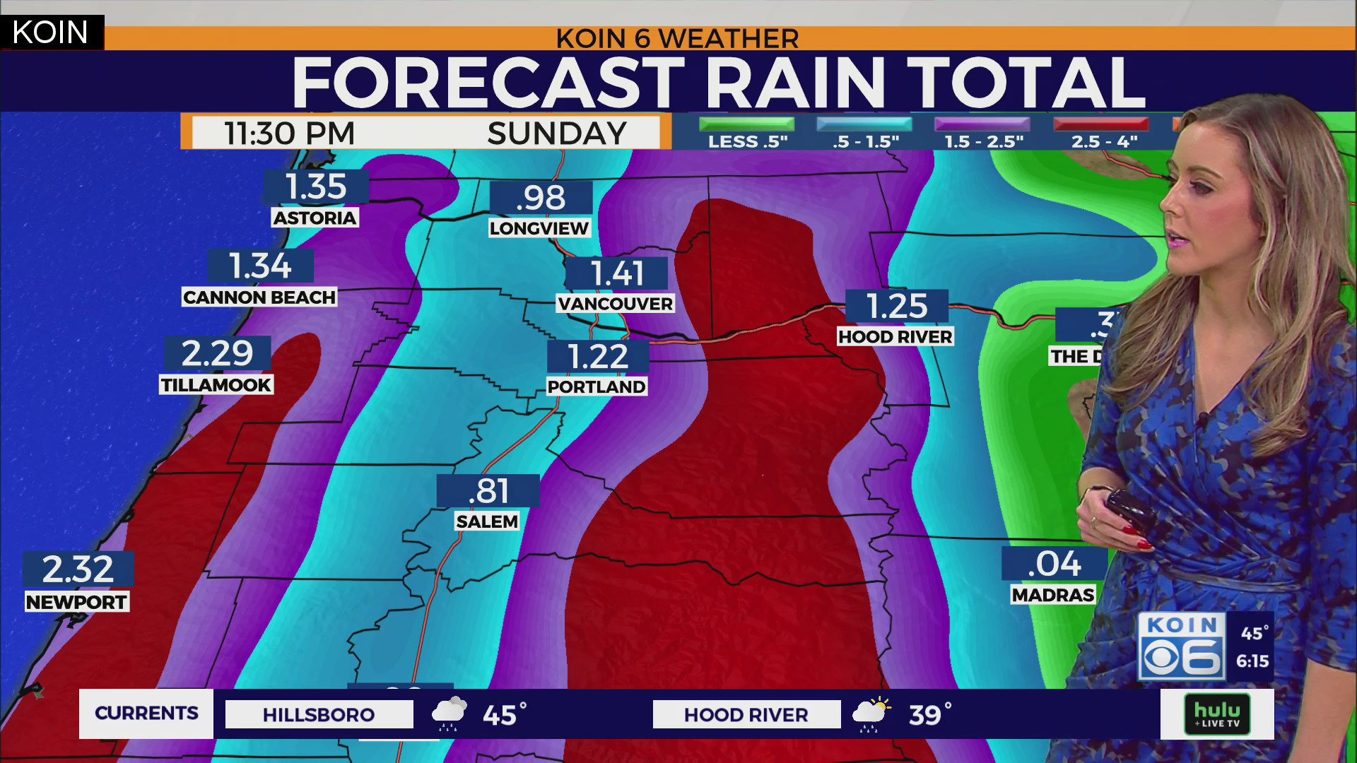 Weather forecast: Active weather across the PNW on Sunday