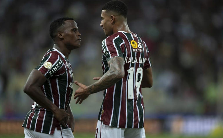 Jhon Arias vem sendo um dos principais lderes do Fluminense em 2024. Foto: Jorge Rodrigues/AGIF