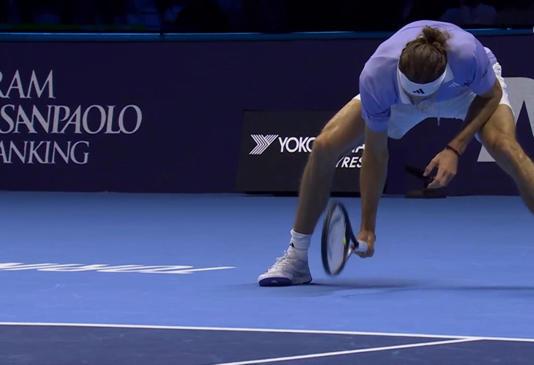 Alexander Zverev, ATP Finals 2024 © Stream screenshot