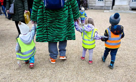 Many migrant and refugee children are losing out on the benefits of early years education available to their peers. Photograph: PjrNews/Alamy