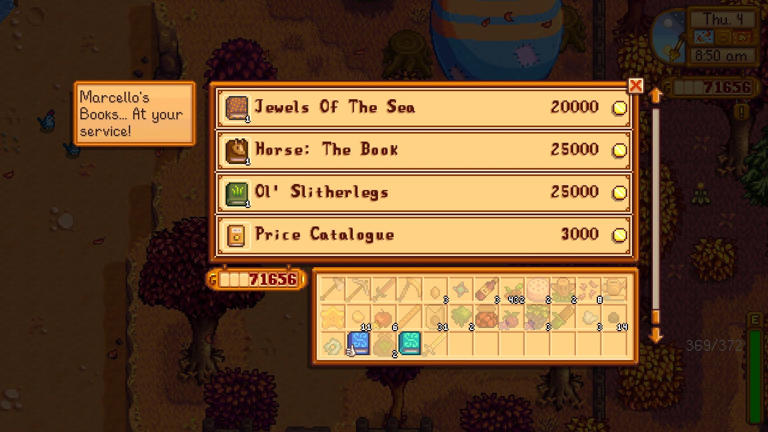 Bookseller Location In Stardew Valley