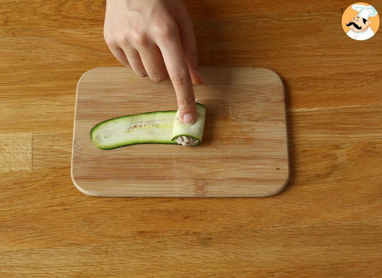 Roulés de courgette à la sardine
