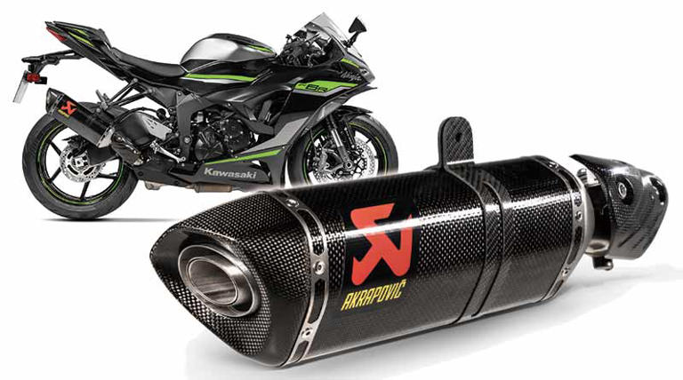 アクラポヴィッチ製「JMCA 政府認証マフラー」ZX-10R用／ZX-6R用