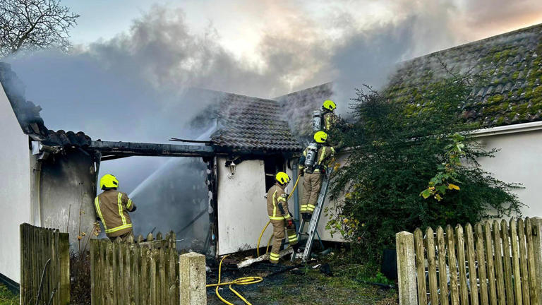 Bungalow devastated by early morning fire